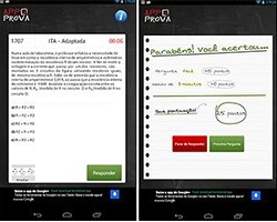Aplicativo para celular e tablet testa alunos para o Enem e vestibulares